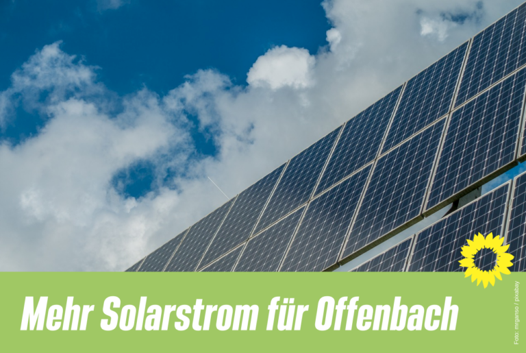 Rede unserer Stadtverordneten Sabine Leithäuser zum CDU-Antrag „Vollständiger Ausbau öffentlicher Gebäude mit Photovoltaikanlagen“