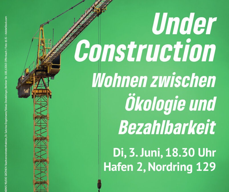 Veranstaltungsplakat Under Construction am 3.6 im Hafen 2