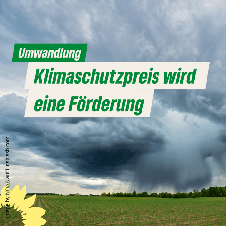 Rede unserer Fraktionsvorsitzenden Dr. Sabrina Engelmann zu Veränderungen beim Klimaschutzpreis