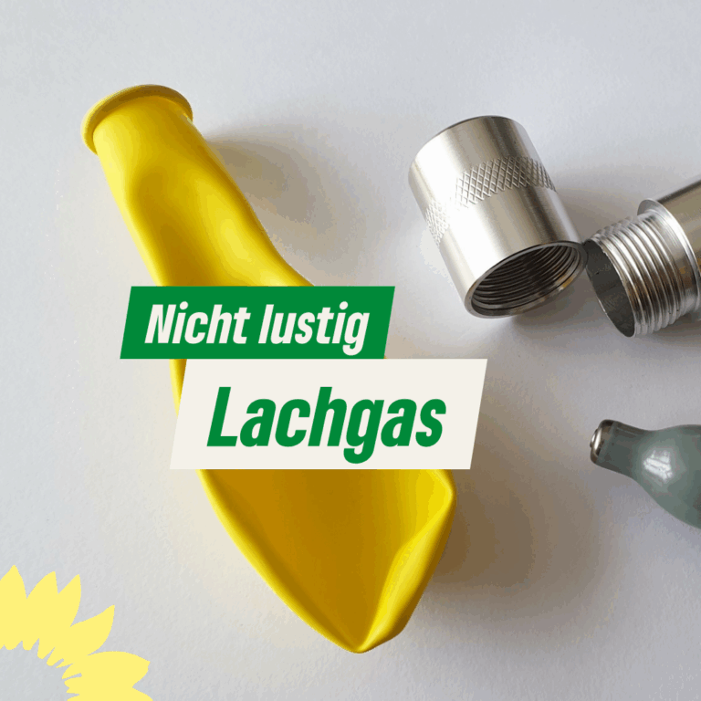 Grüne setzen sich für Verbot von Lachgas an Minderjährige ein – Antrag zur Gefahrenabwehrverordnung